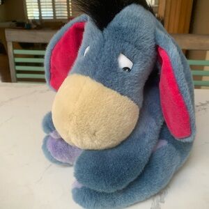 Eeyore Plush Toy 12” Walt Disney Company with Detachable Removable Tail Blue
